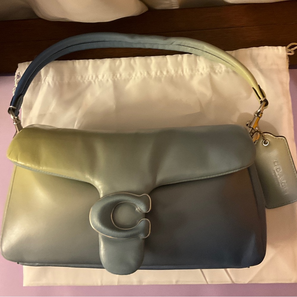 Coach Pillow Tabby 26 - Aqua Multi Ombre